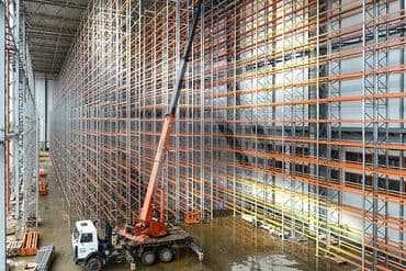 магазинное оборудование: Фронтальные складские стеллажи под заказ. Фронтальные паллетные — 24