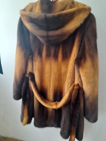 lost cherry: Шуба, По колено, Канада, С капюшоном, 2XL — 7