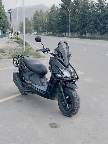 одежда для мотоцикл: Скутер/максискутер внедорожного стиля, черный - Агрессивный дизайн с — 3
