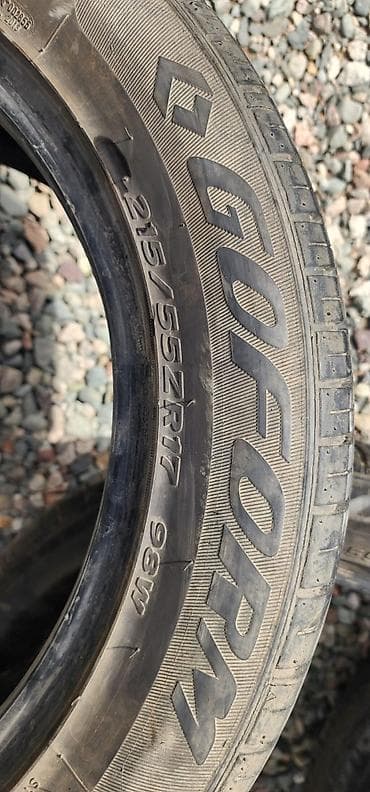 1kr fe: Шины 215 / 55 / R 17, Лето, Б/у, Комплект, Легковые, Goform — 3