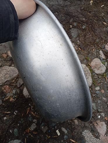 Хозтовары: Алюминий таз Советский (миска) большого объёма - Материал: алюминий — 4