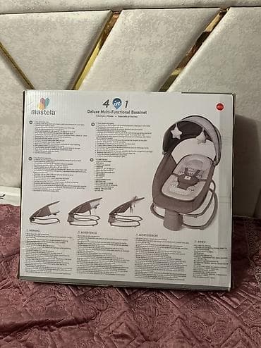 игрушка чебурашка бишкек: Люлька, Бешик, түсү - Боз — 2