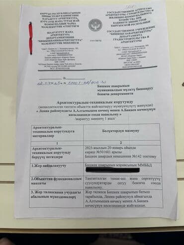 оборудования для пекарни: Аренда места под торговый павильон (Бишкек) Полный пакет документов — 1