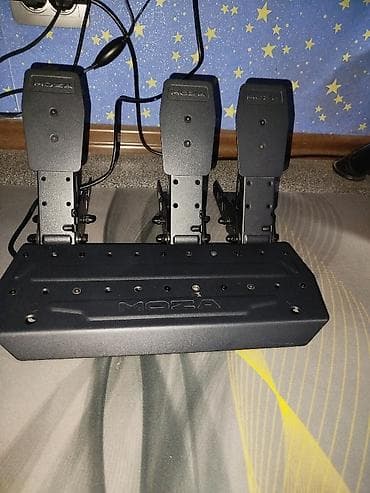 rdx:  игровой руль moza r3 + третья педаль (SR-P Lite Clutch Pedal) + — 4