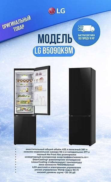 Холодильник LG, Двухкамерный, No frost