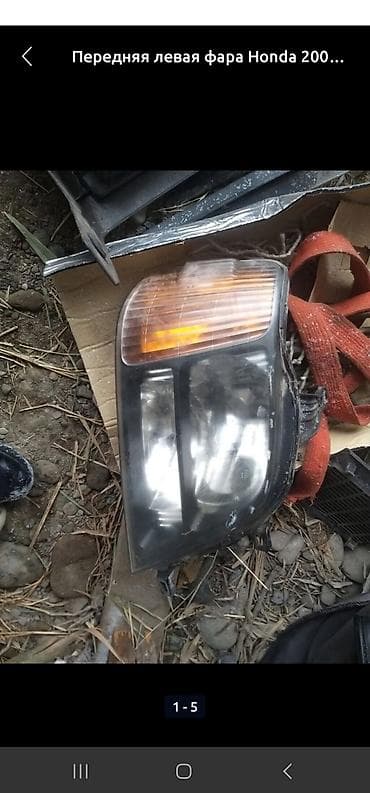 step vagon: Комплект передних фар Honda 2001 г., Б/у, Оригинал, Япония — 3