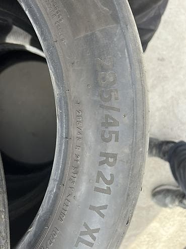 r 21: Шины 285 / 45 / R 21, Лето, Б/у, Комплект, Внедорожные (АТ/МТ), Continental — 4