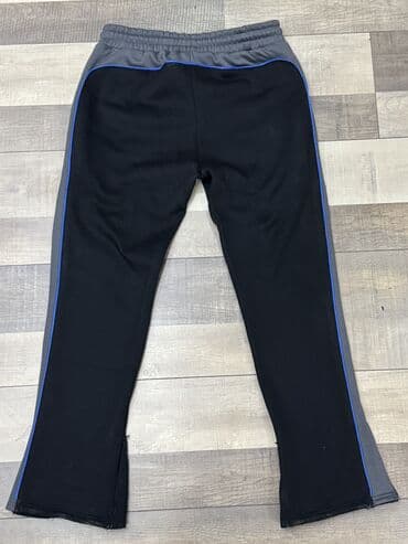 рабочие штаны: Спортивные брюки SynaWorld - Цвет: черный с серыми боковыми вставками — 2