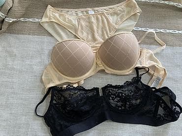 Комплект, Бюстгальтер, С кружевом
