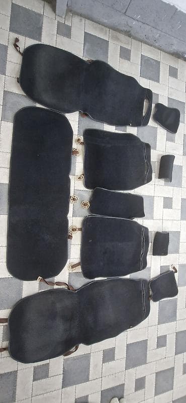 бу чехол: Чехлы Велюровые, цвет - Черный, Toyota, Б/у, Самовывоз — 6