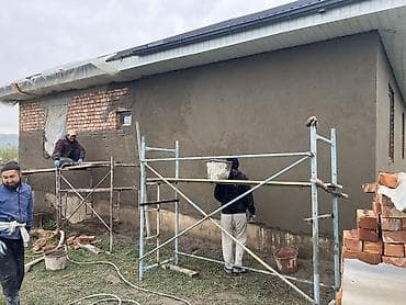 извест: Машинная штукатурка стен и потолков - Нанесение штукатурки — 9