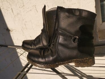 сапоги из натурального меха и кожи: Сапоги, 38, Rieker, Б/у, Самовывоз — 6