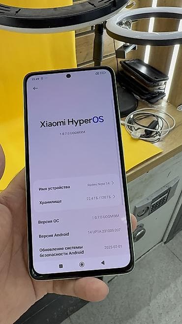 redmi a3 pro: Redmi, Redmi Note 14, Б/у, 128 ГБ, цвет - Зеленый, 2 SIM — 6