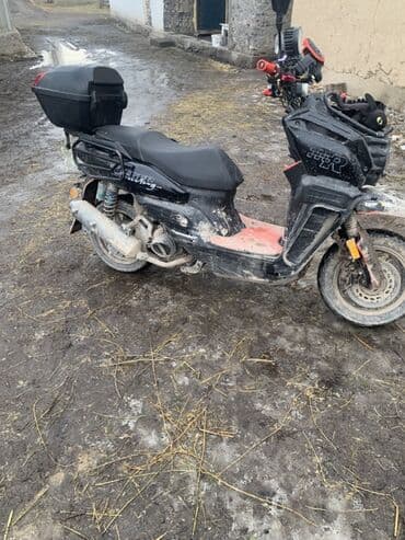 дешевые китайские авто бу: Тип скутера Tank, 150 куб. см, Бензин, Б/у — 3