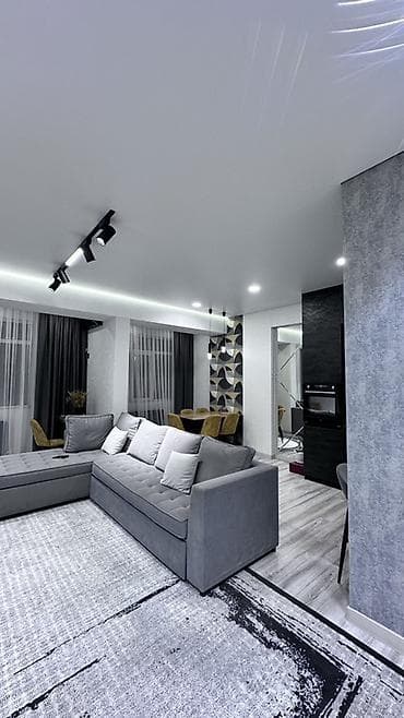 кывартира: 4 комнаты, 128 м², Элитка, Ала-Арча ТРЦ Элитка, 7 этаж, Дизайнерский ремонт — 5