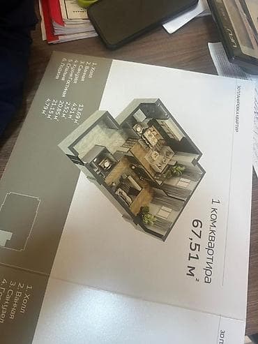 продаю элитку жк бруклин: 1 комната, 68 м², Элитка, 11 этаж, Готовая ПСО (под самоотделку) — 4