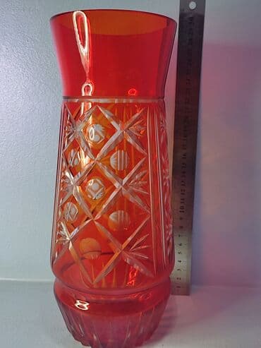 домашний турник брусья цена: Ваза. Рубиновое стекло! Высота вазы - 28 см Производство СССР Без — 6
