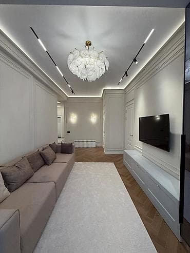 75: 3 комнаты, 75 м², Асанбай мкр Элитка, 2 этаж, Дизайнерский ремонт — 3