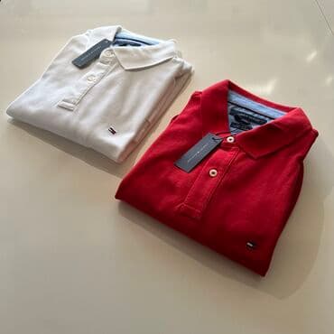 Мужская футболка, XS, S, M, Tommy Hilfiger, Новый, цвет - Белый, Бесплатная доставка