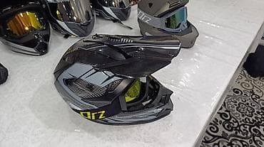 золотые коронки: Кроссовый шлем с маской/очки OTZ - Тип: мотокросс/эндуро/квадро - — 2