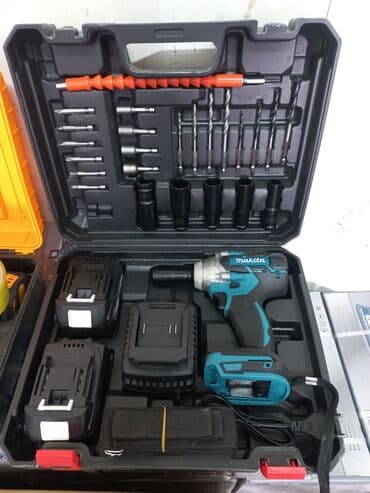 набор фрез: 🔥Гайкаверт Makita с набором колёных головок. Комплект Аккумулятры — 1