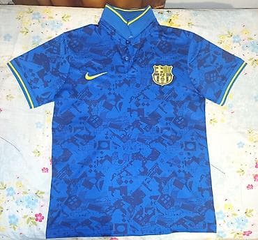 nike ja 3: Мужская футболка, M, Nike, Новый, цвет - Синий, Самовывоз — 2