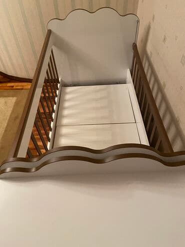 детскую кровать из дерева: Детская односпальная кровать, Б/у, Для девочки, Для мальчика, С бортиком, Дерево, Самовывоз — 4