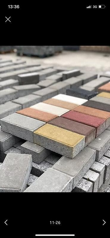Брусчатка кирпич, Для парковки, Бетонная, Прессованная, Новый, Бесплатный выезд, Укладка, Гарантия
