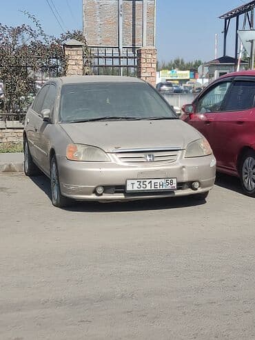 corolla runx: Honda Civic: 2001 г., Автомат, Бензин, Седан — 1