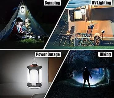 mini refrigerator: Складной кемпинговый фонарь - 360° освещение: четыре раскладывающиеся — 4