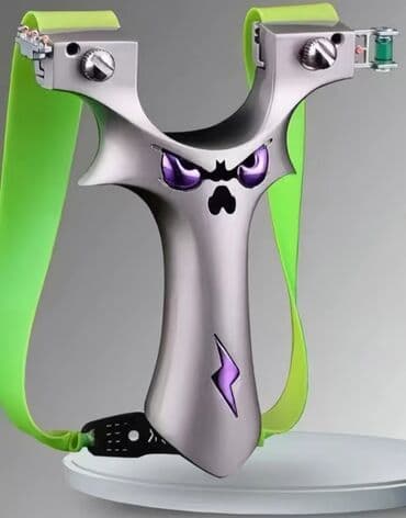 сетка рулон: Рогатка с плоской тягой + набор шариков (железные пули — 1