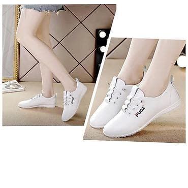 Мырзалардын бут кийими: Кроссовкалар, 37, Жаңы, түсү - Ак, Өзү алып кетүү, Акылуу жеткирүү — 1