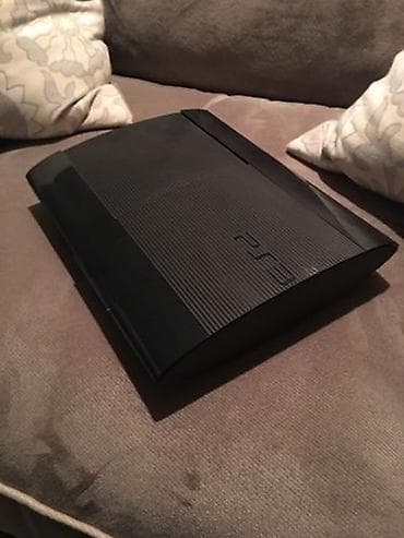 Игровая консоль Sony PlayStation 3 Super Slim (черная). память 500гб и