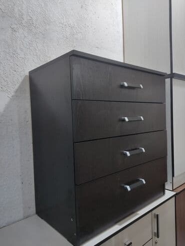 тумбы комоды с зеркалом: Комод для одежды, Новый, С зеркалом, ЛДСП, цвет - Белый, Бесплатная доставка — 2