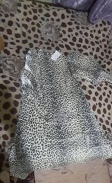 шнурок: Платье + сумка с леопардовым принтом - Платье миди длины с длинными — 3