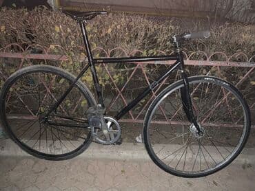 велик с большими колесами цена: Городской велосипед фикс) с дополнительным комплектом руля Описание — 1