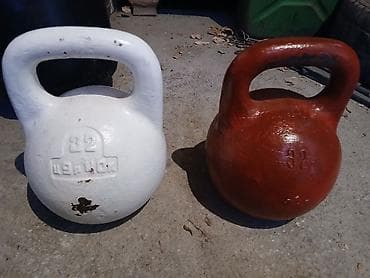 Гири: Гири классические чугунные. Комплектация и веса: - 2 шт. по 24 кг — 4