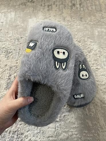 тапички: Домашние тапочки, 39, 38, 37, Новый, цвет - Серый, Самовывоз — 5