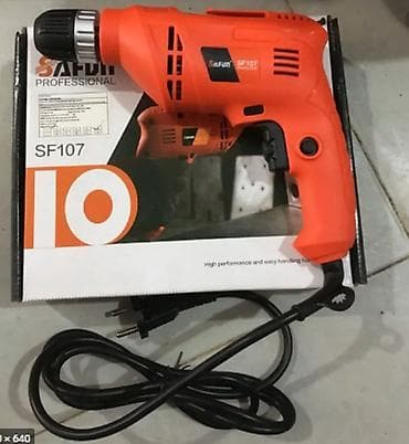 Высокоскоростная дрель для железа 500 Вт SAF Компактная сетевая дрель