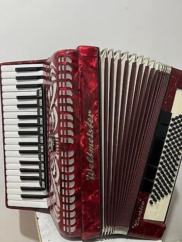 герман груша: Аккордеон Weltmeister Caprice, красный перламутровый корпус — 1