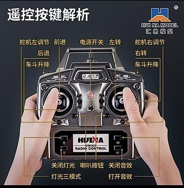 kombi nova hot: RC-самосвал HUI NA 536 PRO (радиоуправляемая модель тяжелого класса) — 2