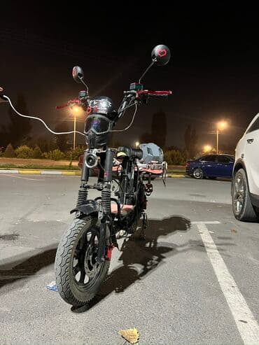 электронные мотоциклы: Электровелосипед, Б/у — 1