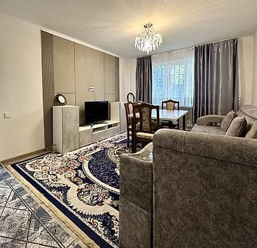 Квартиры: 2 комнаты, 44 м², 4 мкр 104 серия, 1 этаж, Евроремонт — 1