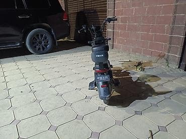 Электровелосипед-скутер (городской мини-скутер) - Компоновка: низкая