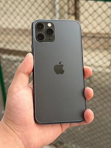 IPhone 11 Pro, Б/у, 64 ГБ, Matte Space Gray, Защитное стекло, Кабель, Зарядное устройство, 73 %