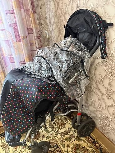детский пульсоксиметр: Детская инвалидная коляска с подносом и солнцезащитным козырьком — 5