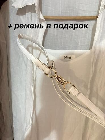 женские блузы и рубашки: Подборка женской одежды: 1) Базовый батник - Цвет: белый - Короткий — 5