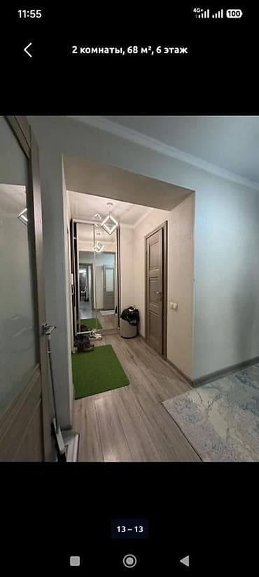 flat osh: 2 комнаты, Собственник, С мебелью полностью — 5