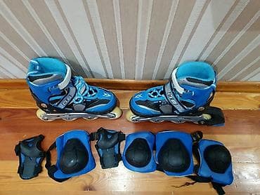 ролики размер 34 37: Ролики размер 31-34 детские. в комплекте наколенники, налокотники — 2