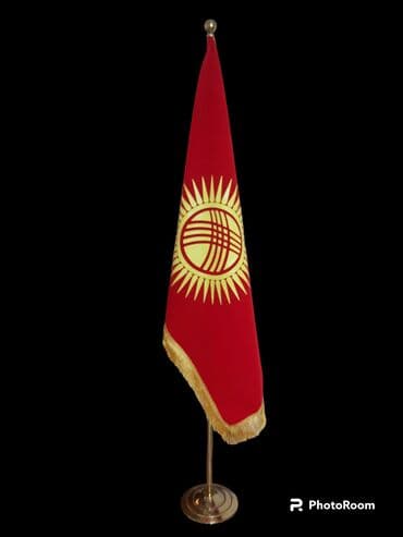 флаг кыргызстана: Изготовления флагов всех стран любых размеров флагшток деревянный и — 1